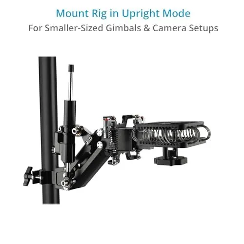 Stabilized Gimbal Mount Rig in Upright Mode
