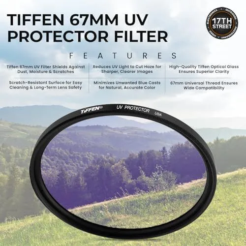 Tiffen 67mm UV Protector Filter Product Overview