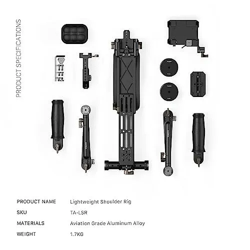 Tilta Lightweight Shoulder Rig Kit Components