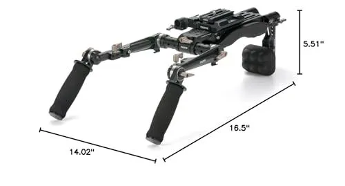 Tilta Lightweight Shoulder Rig with Dimensions