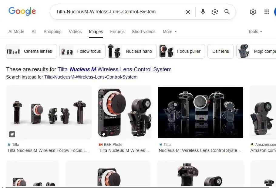 Tilta Nucleus M Search Results