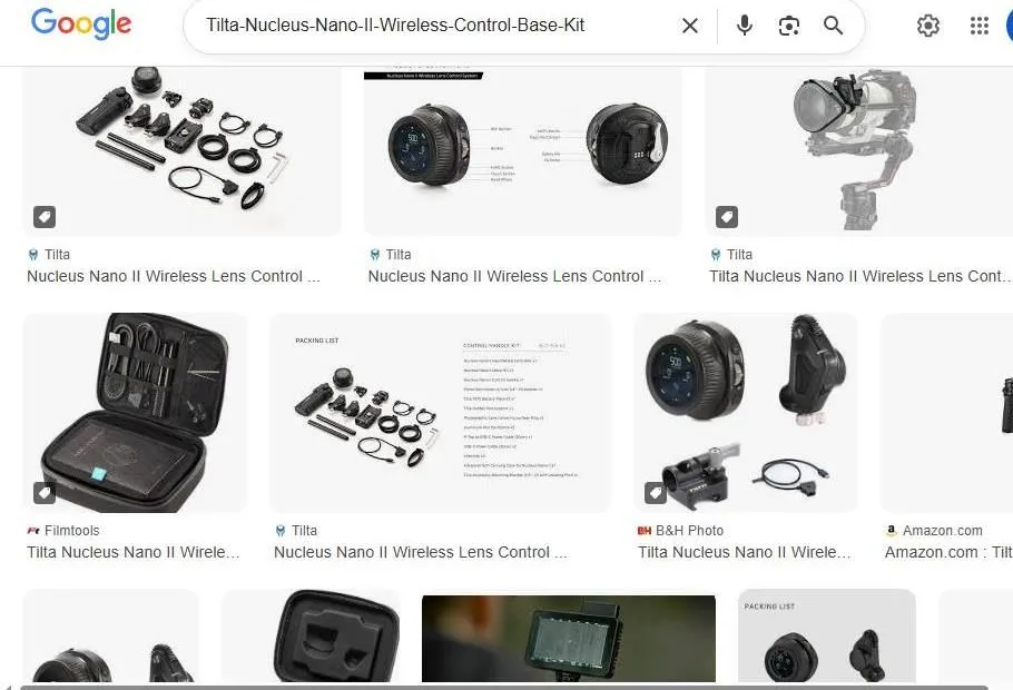 Tilta Nucleus Nano II Wireless Lens Control System Search Results
