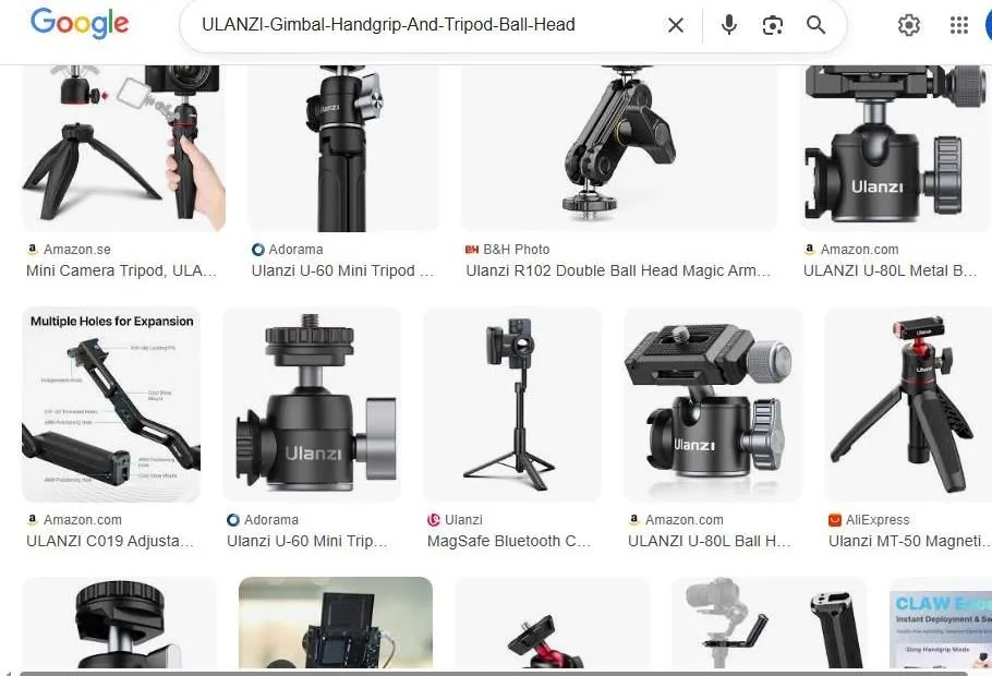 Ulanzi Camera Accessories Search Results