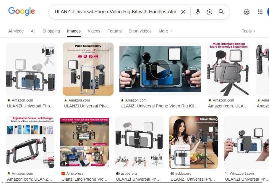 Ulanzi Universal Smartphone Video Rig Images