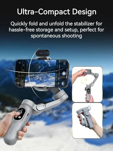 Ultra-Compact Foldable Phone Stabilizer