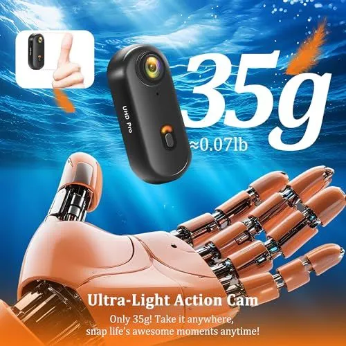 Ultra-Light 35g UHD Pro Action Camera