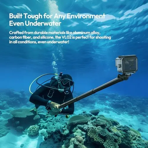 Underwater Action Camera Extension Pole