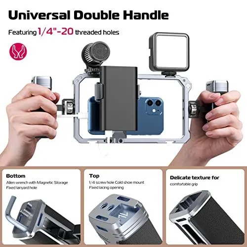 Universal Double Handle Smartphone Rig