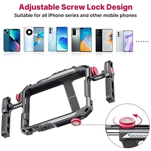 Universal Smartphone Camera Video Rig with Dual Handles