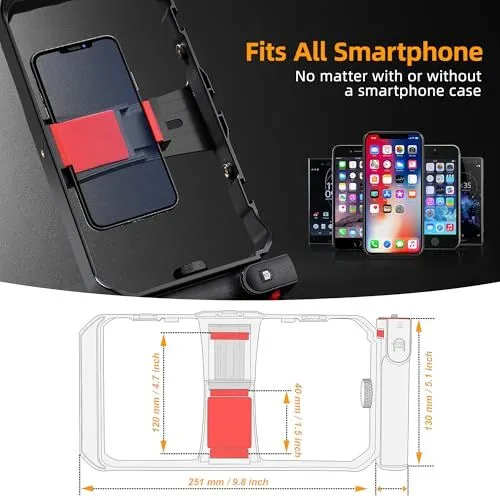 Universal Smartphone Rig and Dimensions