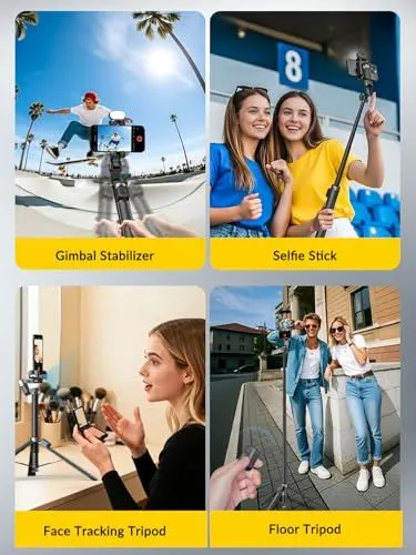 Versatile 4-in-1 Smartphone Stabilizer and Tripod