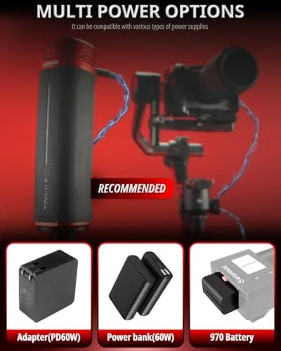 Versatile Power Options for Lighting Equipment