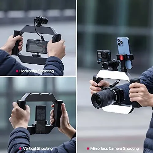 Versatile Smartphone and Camera Stabilizer Rig