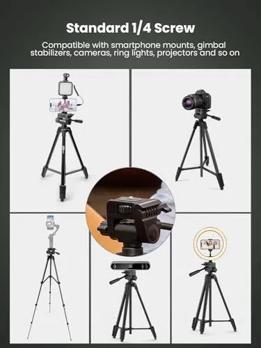 Versatile Tripod with Standard 1/4 Inch Screw