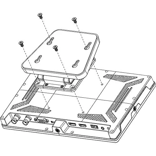 VESA Mount Assembly Diagram