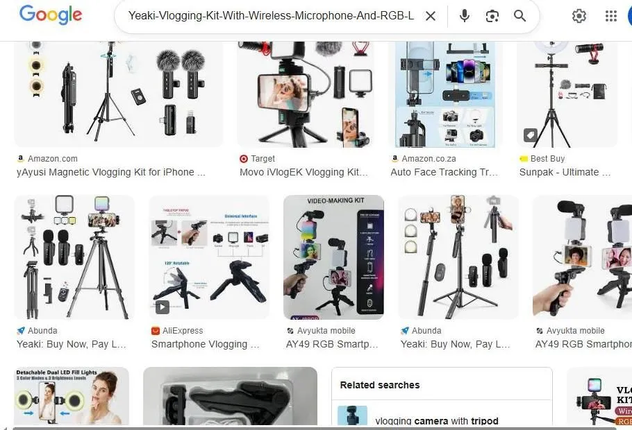 Vlogging Kits and Camera Accessories Search Results