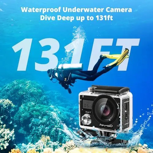 Waterproof Action Camera for Deep Sea Diving