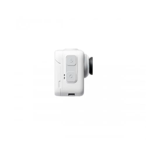 White action camera side profile