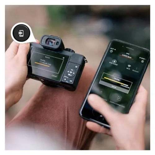 Wireless Image Transfer Between Camera and Smartphone