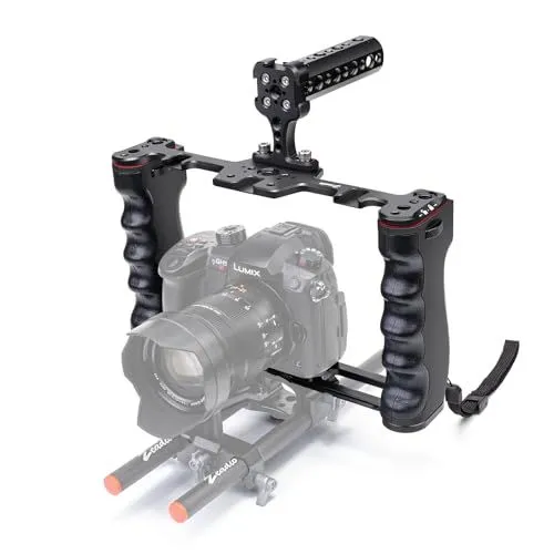 Zeadio Aluminum Camera Video Rig Cage Kit