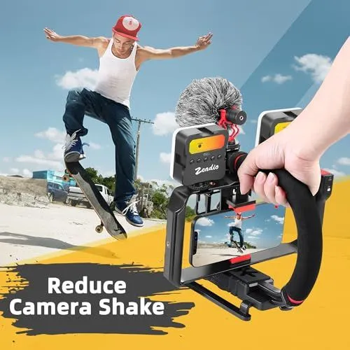 Zeadio Smartphone Video Rig with Stabilizer Handle