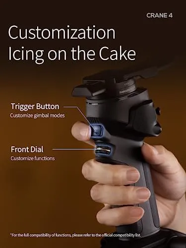 Zhiyun Crane 4 Gimbal Control Features