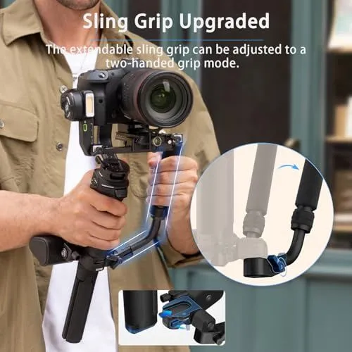 Zhiyun Crane 4 Gimbal with Upgraded Extendable Sling Grip