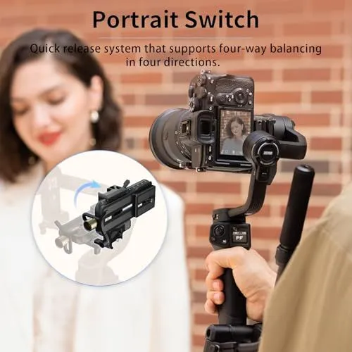 Zhiyun Crane 4 Portrait Switch Feature