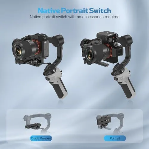 Zhiyun Crane M3S Native Portrait Switch Capability