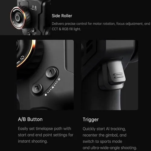 Zhiyun Gimbal Control Interface Features
