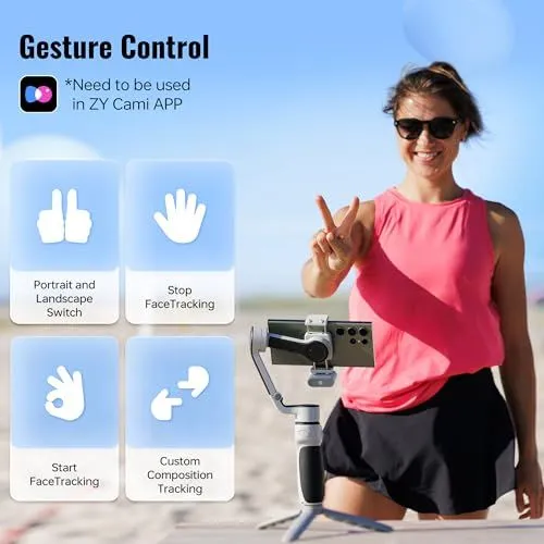 Zhiyun Gimbal Gesture Control Features