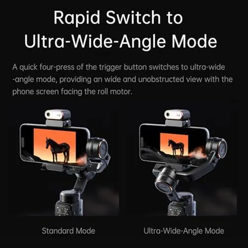 Zhiyun Smooth 5S Gimbal Ultra Wide Angle Mode Guide